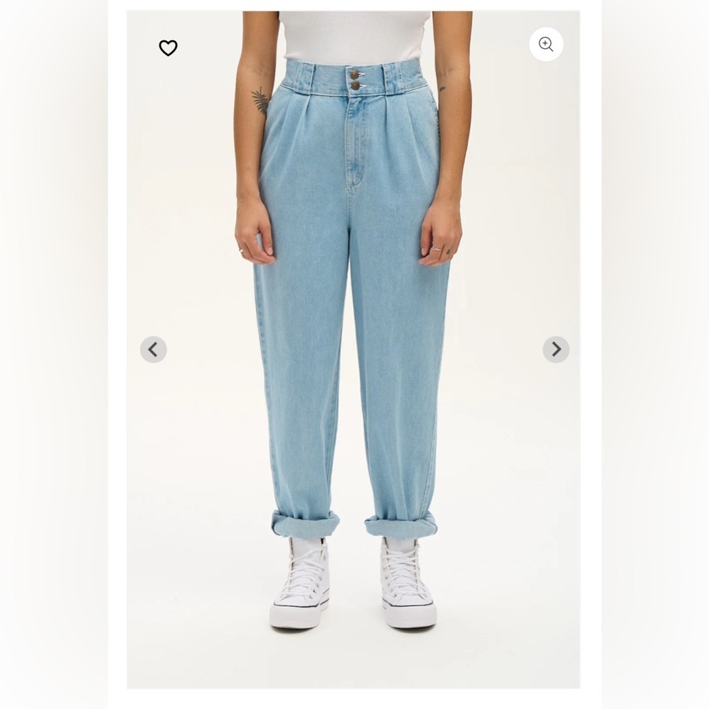 Lucy & Yak Light Blue Boyfriend Jeans